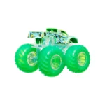Hot Wheels Monster Trucks Power Smashers 1:64 Scale die cast Gunkster, Includes Crushed Car for Ages 3 Years & Up - Image 5