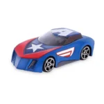 Marvel Go 1:64 Diecast Captain America Rapid Racer Toy Car For Collection For Ages 3 Years And Up - Image 2