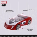 Marvel Go 1:64 Diecast Ant-Man Rapid Racer Toy Car for Collection for Ages 3 years and up - Image 4