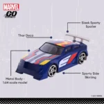 Marvel Go 1:64 Diecast Thor Battle SUV Toy Car for Collection for Ages 3 years and up - Image 4