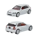 Hot Wheels Premium Honda Series Display Set Pack With 1:64 Scale Cars & 1:64 Scale Team Transport Vehicle including Metal Chassis & Real Riders Tires for Collectors - Image 3