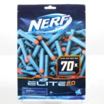 Nerf Elite 2.0 70-Dart Refill Pack,70 Official Foam Darts,Compatible with All Nerf Blasters That Use Elite Darts