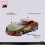 Marvel Go 1:64 Diecast Groot Rapid Racer Toy Car for Collection for Ages 3 years and up - Image 4