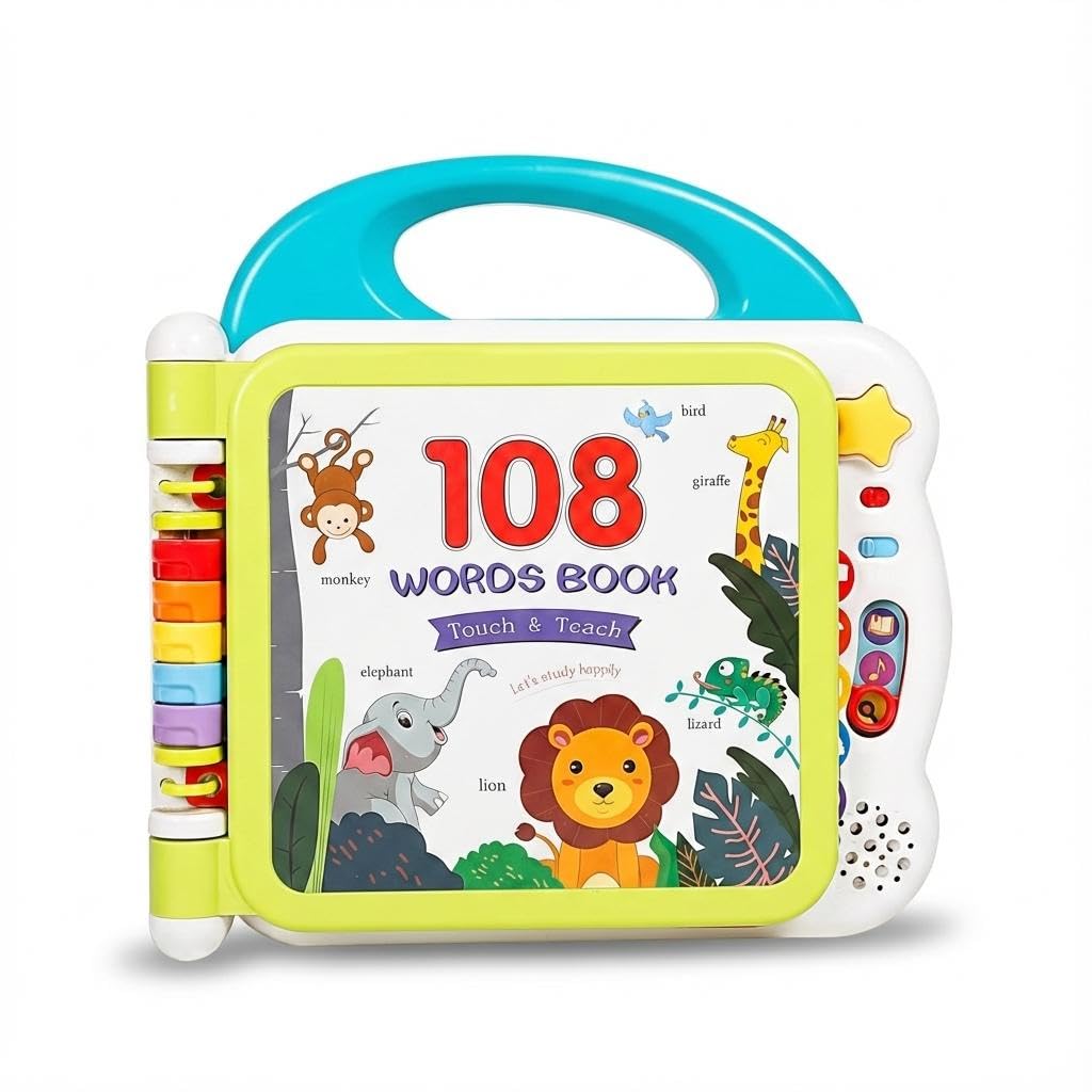 61QfC8jRCSL._SL1024_ 108 Words Touch & Teach Talking Book with Bluetooth Connectivity - Image 1