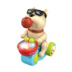 PUPPY MUSICIAN WITH SMOKE