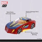 Marvel Go 1:64 Diecast Doctor Strange Rapid Racer Toy Car for Collection for Ages 3 years and up - Image 4