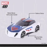 Marvel Go 1:64 Diecast Falcon Rapid Racer Toy Car for Collection for Ages 3 years and up - Image 4