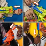 Nerf N Series Triple Action Pack, 3 Blasters, 12 N1 Darts Compatible Only with N Series Blasters, Outdoor Games for Kids, Ages 8+ - Image 4