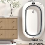 Foldable Baby Bath Tub with Digital Temperature Display