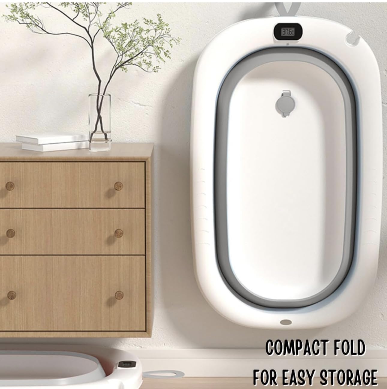 61e9TPOo3YL._SL1297_ (1) Foldable Baby Bath Tub with Digital Temperature Display - Image 1