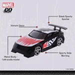 Marvel Go 1:64 Diecast Venom Battle SUV Toy Car for Collection for Ages 3 years and up - Image 4