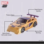Marvel Go 1:64 Diecast Thanos Battle SUV Toy Car for Collection for Ages 3 years and up - Image 3