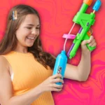 Nerf Super Soaker XP55 Water Blaster, Air Pressurized System, 17.5 Fluid Ounce Tank, Water Toys - Pichkari for Outdoor Water Games, Branded Toy Pichkari for Holi Festival, Kids 6+ - Image 4