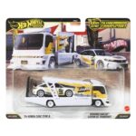 Hot Wheels Car Culture Team Transport Legend 24 Honda Civic Type R 1:64 Scale Car & Transport Vehicle for Race Fans & Toy Car Collectors
