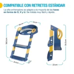Multifunctional Baby Potty Ladder Seat with Adjustable Steps & Cushion - Image 5
