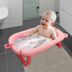 Foldable Baby Bath Tub with Drain Plug - Image 2