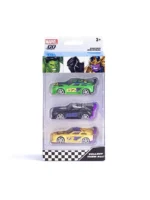 Marvel Go 1:64 Diecast Hulk, Black Panther and Thanos 3-Pack Battle SUV Toy Car For Collection For Ages 3 Years And Up