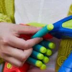 Nerf Dinosquad Terrodak, 4 Dart Blasting, Dart Storage, 12 Nerf Elite Darts, Dinosaur Design, Toy Foam Nerf Blaster for Kids Outdoor Games,Multicolor - Image 5