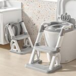 Baby Potty Training Ladder Seat with Anti-Slip Steps & Safety Handles - Image 3