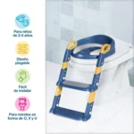 Multifunctional Baby Potty Ladder Seat with Adjustable Steps & Cushion - Image 3