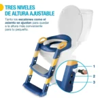 Multifunctional Baby Potty Ladder Seat with Adjustable Steps & Cushion - Image 6