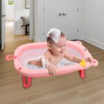 Foldable Baby Bath Tub with Drain Plug - Image 5