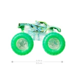 Hot Wheels Monster Trucks Power Smashers 1:64 Scale die cast Gunkster, Includes Crushed Car for Ages 3 Years & Up - Image 4
