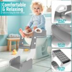 3 in 1 Baby Potty Ladder Seat with Step Stool & Toilet Trainer - Image 4