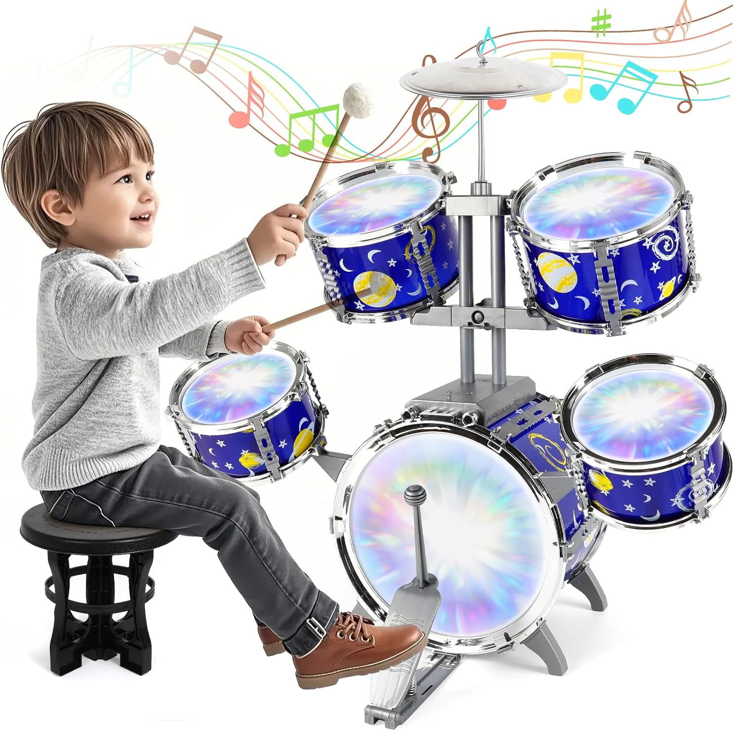 816c8Hwxv0L._SL1500_ Jazz Drum With Digital Light - Image 1