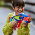 Nerf Dinosquad Terrodak, 4 Dart Blasting, Dart Storage, 12 Nerf Elite Darts, Dinosaur Design, Toy Foam Nerf Blaster for Kids Outdoor Games,Multicolor - Image 3