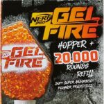 Nerf Pro Gelfire Refill 20,000 Dehydrated Gelfire Rounds & 1x 800 Round Hopper for Use with Nerf Gelfire Blasters for Ages 14 Years Up