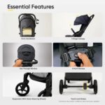 One Hand Fold Stroller - Image 6