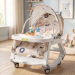 4in1 Baby Rocker Toddler with Musical Food Tray/Tyres Stoller - Image 2