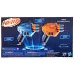 Nerf Elite 2.0 Trio Combo Pack, 2 Trio Nerf Blasters, 6 Nerf Elite Darts, Pull Down Priming, Toy Foam Blaster for Kids Outdoor Games - Image 2