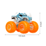 Hot Wheels Monster Trucks Power Smashers 1:64 Scale die cast Rhinomite, Includes Crushed Car for Ages 3 Years & Up - Image 2