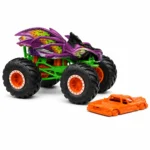 Hot Wheels 1:64 Scale Battitude Monster Trucks 2026 Diecast Truck with Crushable Car for Ages 3+ (JHY44) - Image 2