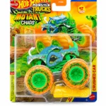 Hot Wheels 1:64 Scale Rhinomite Monster Trucks 2026 Diecast Truck with Crushable Car for Ages 3+ (JHY57)