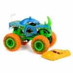Hot Wheels 1:64 Scale Rhinomite Monster Trucks 2026 Diecast Truck with Crushable Car for Ages 3+ (JHY57) - Image 2