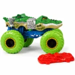 Hot Wheels 1:64 Scale Crocovile Monster Trucks Diecast Truck with Crushable Car for Ages 3+ (JHY25) - Image 2