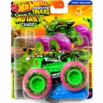 Hot Wheels 1:64 Scale Mutant Tiger Shark 2026 Monster Trucks Diecast Truck with Crushable Car for Ages 3+ (JHY58)