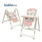 Kidilo 11-3 Baby High Chair with Swing – Height Adjustable & Reclining