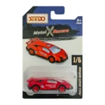 Seedo Metal X Racers Pull Back Series Die Cast Car for Ages 3+, Pack Of 6 - Image 2