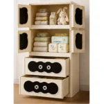 2+2 Bear Design Storage Almirah with Dustproof Doors - Image 2