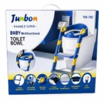 Multifunctional Baby Potty Ladder Seat with Adjustable Steps & Cushion