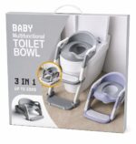 3 in 1 Baby Potty Ladder Seat with Step Stool & Toilet Trainer - Image 5