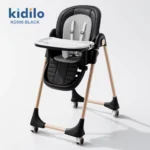 Kidilo KD006 Baby High Chair – Height Adjustable & Foldable