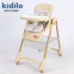 Kidilo KD3-3 Baby High Chair – Height Adjustable, Reclining & Foldable - Image 2