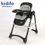 Kidilo KD3-3 Baby High Chair – Height Adjustable, Reclining & Foldable