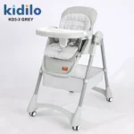Kidilo KD3-3 Baby High Chair – Height Adjustable, Reclining & Foldable - Image 3