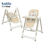 Kidilo 11-3 Baby High Chair with Swing – Height Adjustable & Reclining - Image 2